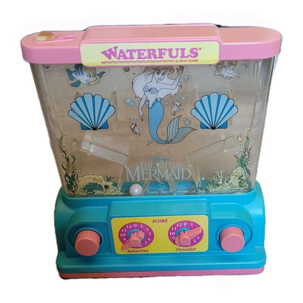 VINTAGE 1990's TOMY WATERFULS‎ MILTON BRADLEY THE LITTLE MERMAID WATER GAME